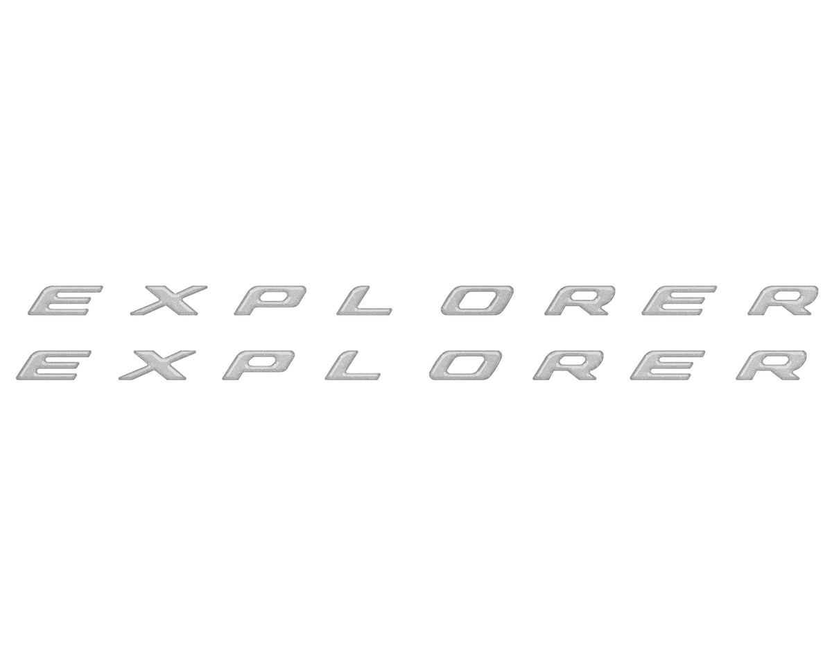 Rocker Panel Letter Inserts Fits 2020-2027 Ford Explorer