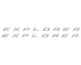 Rocker Panel Letter Inserts Fits 2020-2027 Ford Explorer