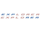 Rocker Panel Letter Inserts Fits 2020-2027 Ford Explorer