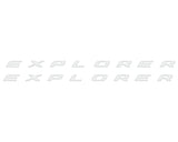 Rocker Panel Letter Inserts Fits 2020-2027 Ford Explorer