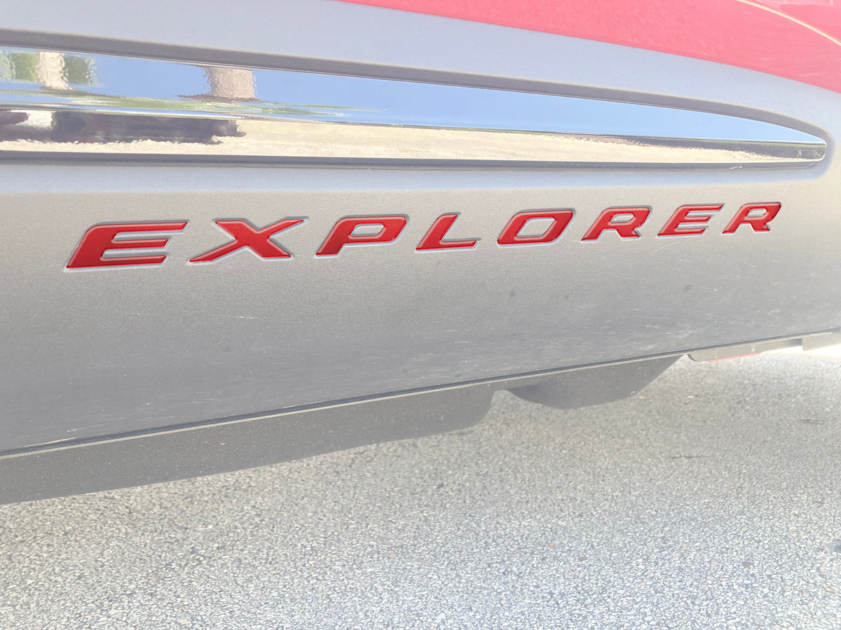 Rocker Panel Letter Inserts Fits 2020-2027 Ford Explorer