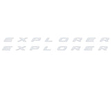 Rocker Panel Letter Inserts Fits 2020-2027 Ford Explorer