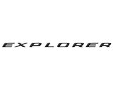 Lift Gate Letter Inserts Fits 2020-2024 Ford Explorer