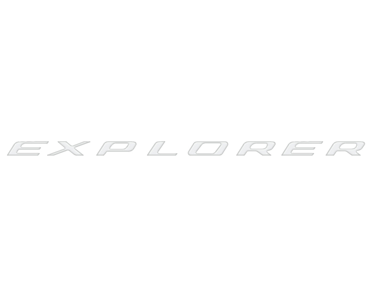 Lift Gate Letter Inserts Fits 2020-2024 Ford Explorer