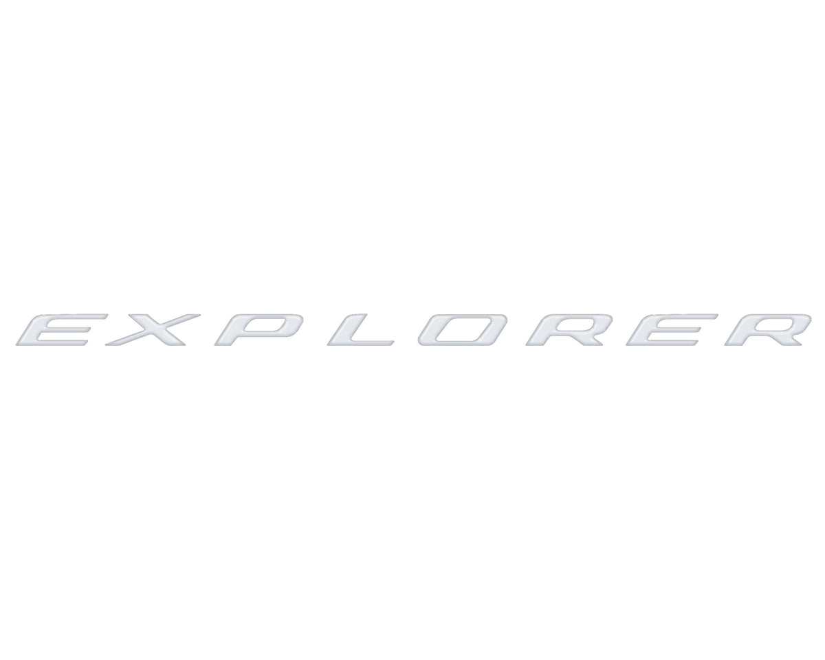 Lift Gate Letter Inserts Fits 2020-2024 Ford Explorer