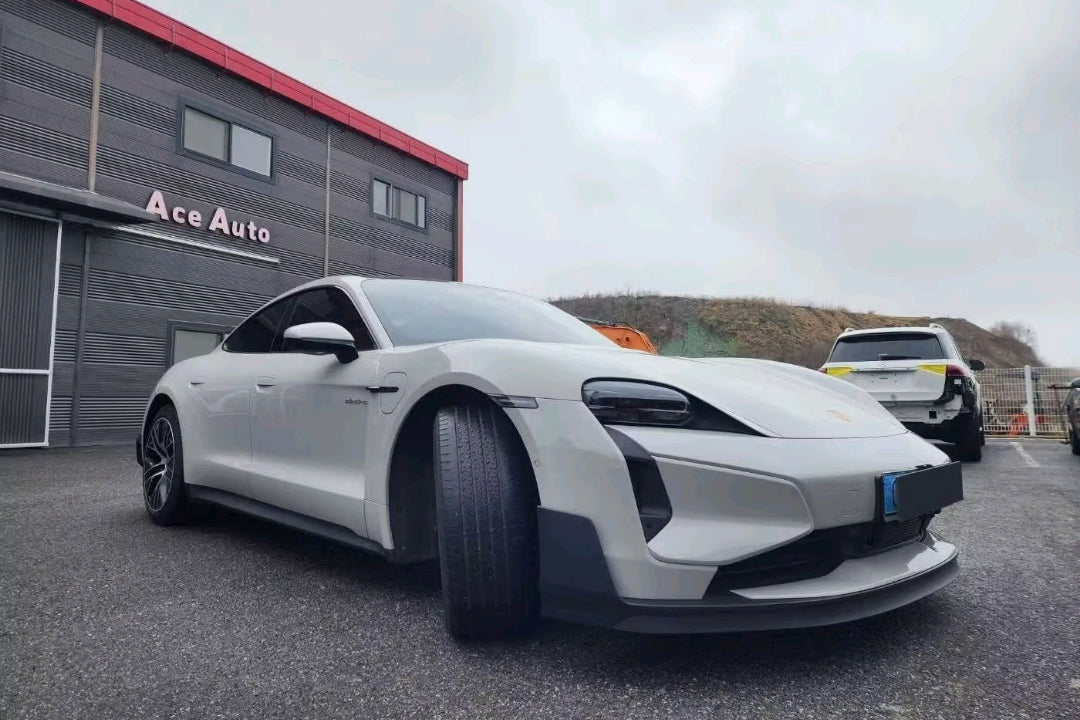 2025-UP Porsche Taycan 9J1.2 Front Bumper Carbonado (Turbo GT) | Fits 4, 4S, GTS, Turbo, Turbo S, ST, CT, Sport Turismo