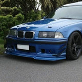 Front Bumper Canards for BMW E36 M3 – Carbon Fiber Aero Splitter Set (4-Piece)