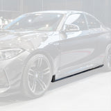 BMW 2 Series F87 Dry Carbon Fiber KB Side Skirts (2014-2021)