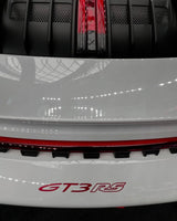 "GT3 RS" Rear Bumper Vinyl Logo Decal Emblem for Porsche Vehicles (992)