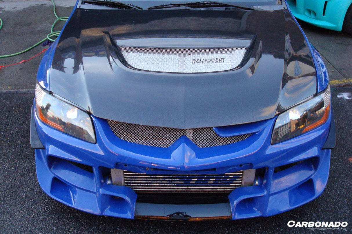 2003-2006 Mitsubishi Evo 7 & 8 & 9 OE Style Carbon Fiber Hood