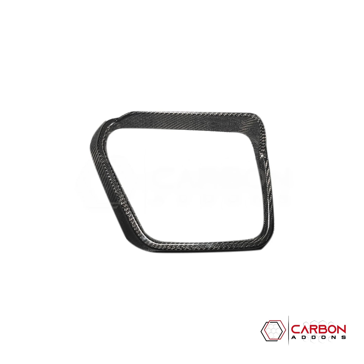 Real Carbon Fiber Side Mirror Rain Visor Covers for 2021+ Ford F-150