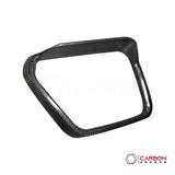 Real Carbon Fiber Side Mirror Rain Visor Covers for 2021+ Ford F-150
