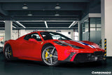 2010-2015 Ferrari Carbon Fiber Front Bumper Carbonado (OE) Fits: 458 Italia and Spider