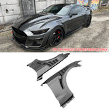2015-2017 Ford Mustang GT500KR Style Front Fenders Aluminum Side Panel