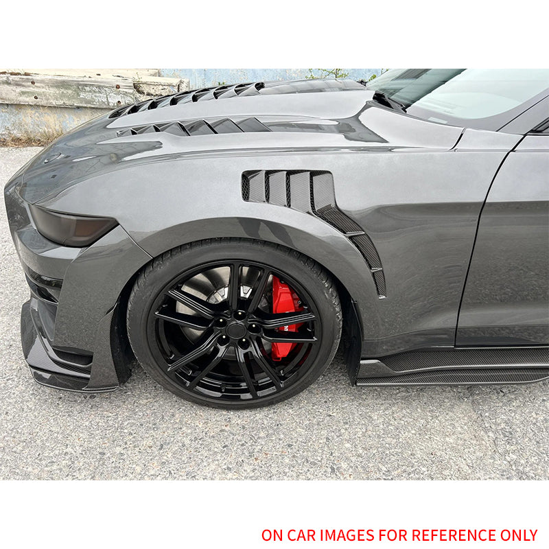 2015-2017 Ford Mustang GT500KR Style Front Fenders Aluminum Side Panel