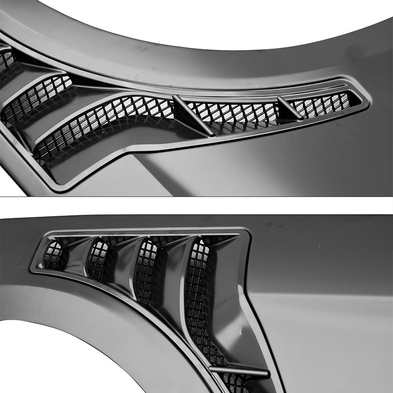 2015-2017 Ford Mustang GT500KR Style Front Fenders Aluminum Side Panel