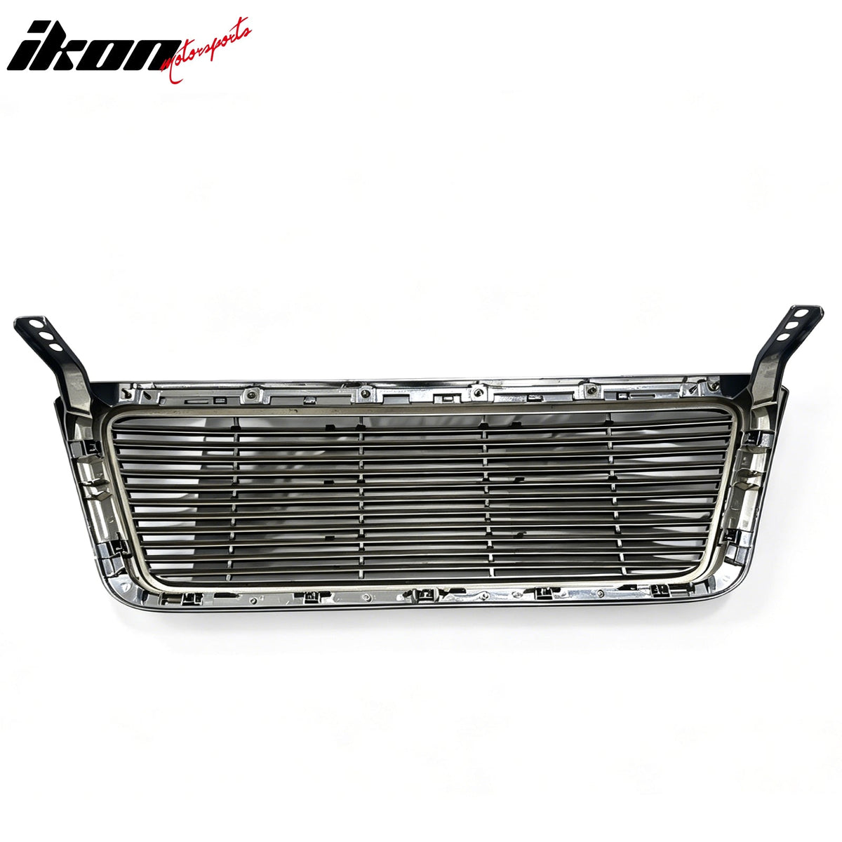 2004-2008 Ford F-150 Front Bumper Hood Upper Grille Grill Cover Trim Black