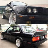 Fender Flares For 1984-1992 BMW E30 3-Series Coupe PU Black MDP Style