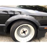 Fender Flares For 1984-1992 BMW E30 3-Series Coupe PU Black MDP Style