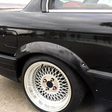Fender Flares For 1984-1992 BMW E30 3-Series Coupe PU Black MDP Style