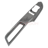 2024+ S650 Mustang Hard Carbon Fiber Window Switch Control Trim Cover | V2
