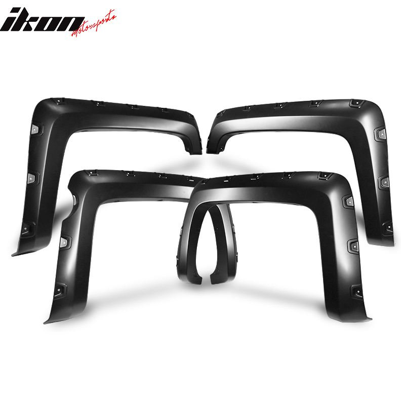 2014-2018 Chevy Silverado 5.8 Ft Short Bed Fleetside Fender Flares PP