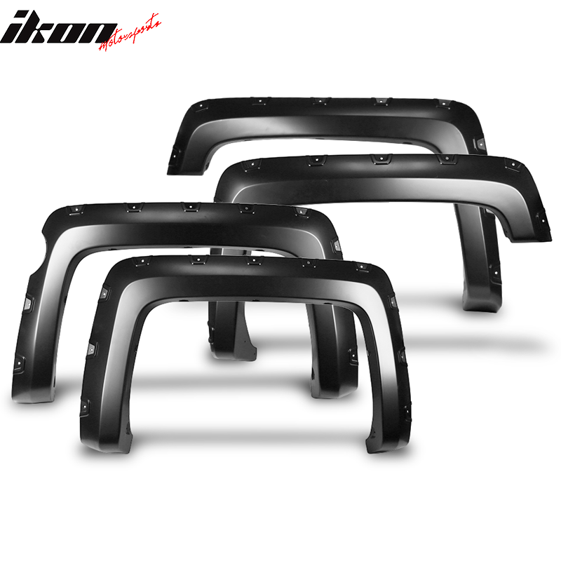 2014-2018 Chevy Silverado 5.8 Ft Short Bed Fleetside Fender Flares PP