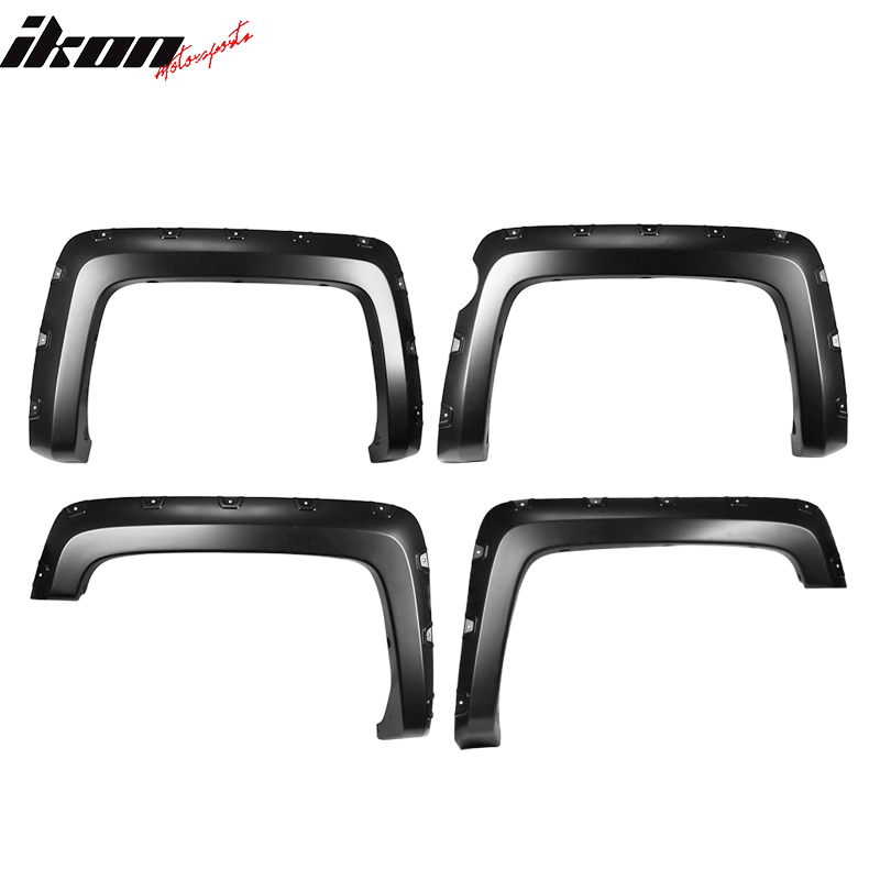 2014-2018 Chevy Silverado 5.8 Ft Short Bed Fleetside Fender Flares PP