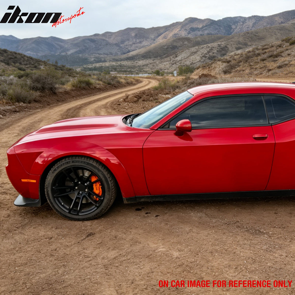 2018-2023 Dodge Challenger Widebody OE Style Front Fender Flares Wheel Cover Unpainted PP 2PCS