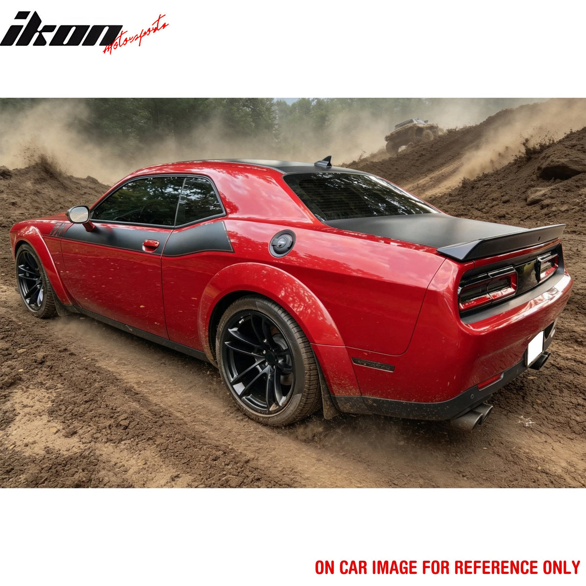 2018-2023 Dodge Challenger Widebody OE Style Rear Fender Flares Wheel Cover Unpainted PP 2PCS