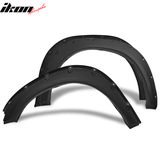 2009-2018 Dodge Ram 1500 Pocket Rivet Black Side Fender Flares PP 4PCS