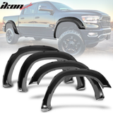 2019-2025 Dodge Ram 1500 Pocket Rivet Smooth Unpainted Fender Flare PP