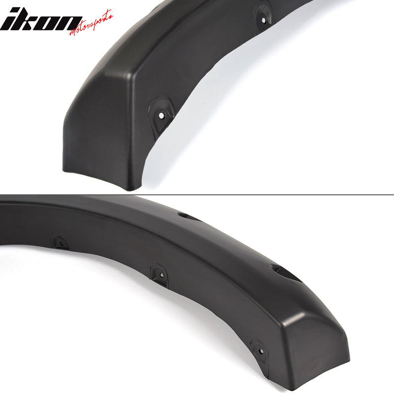2010-2018 Dodge Ram 2500 3500 Pocket Rivet Black Fender Flares PP 4PC