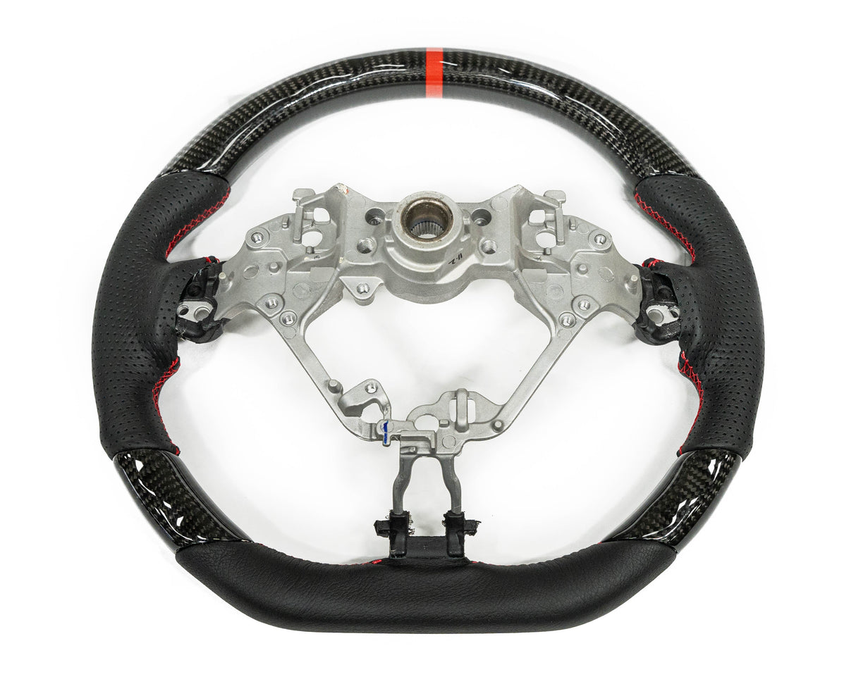 FactionFab Steering Wheel Carbon and Leather 17+ BRZ / 86