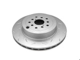 FactionFab Slotted Rear Rotor V2 Dual Drilled - Subaru STI 2018-2021