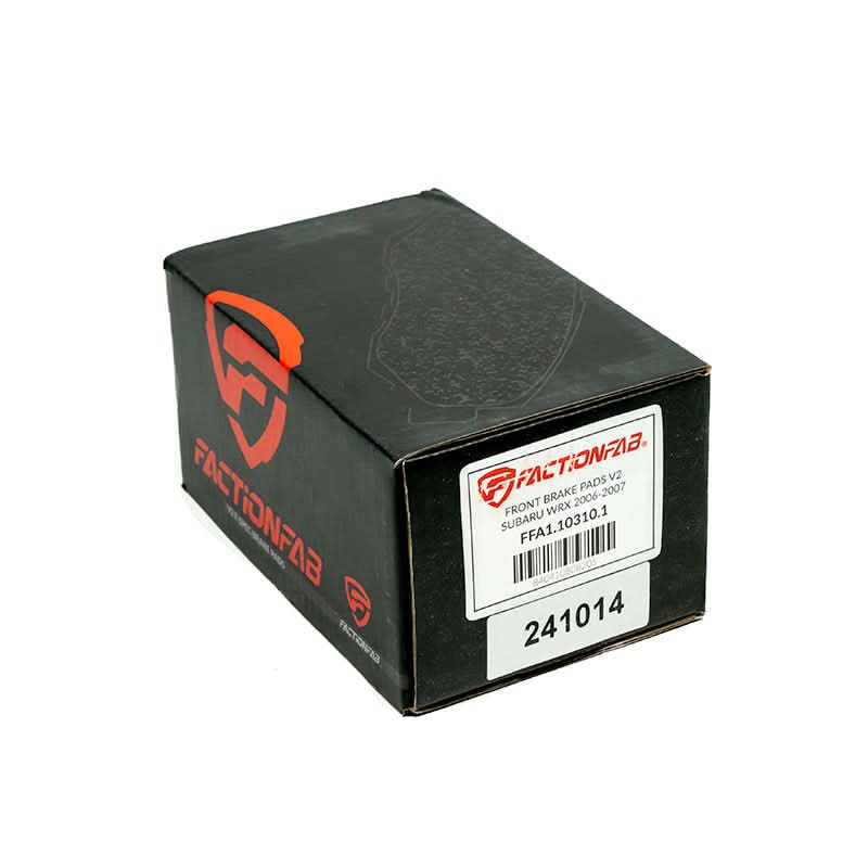 FactionFab V2 Brake Pads - 2006-07 Subaru WRX - Front