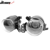 2004-2007 BMW E60 5 Series Front Bumper Fog Lights Lamp Clear Lens Assembly