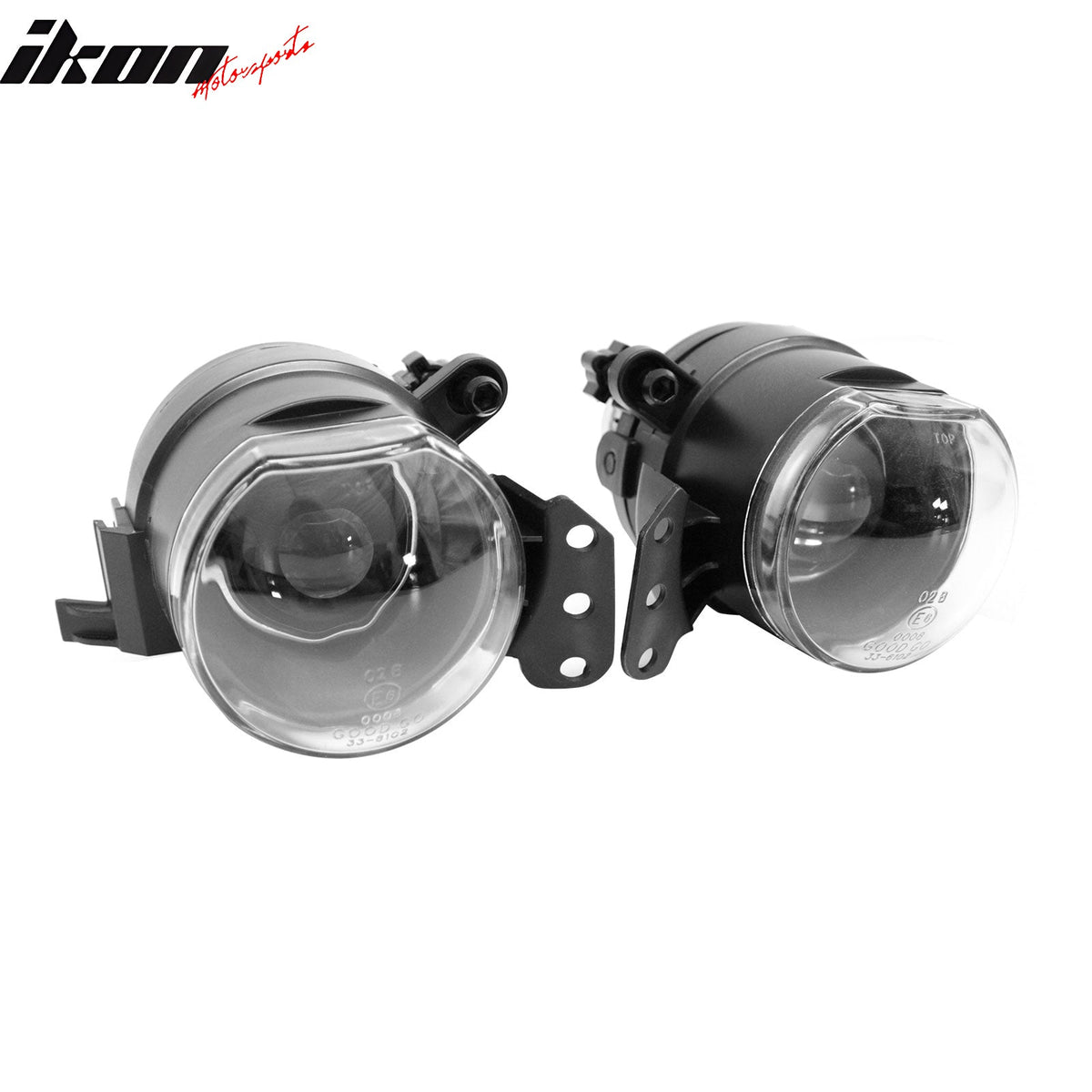 2004-2007 BMW E60 5 Series Front Bumper Fog Lights Lamp Clear Lens Assembly