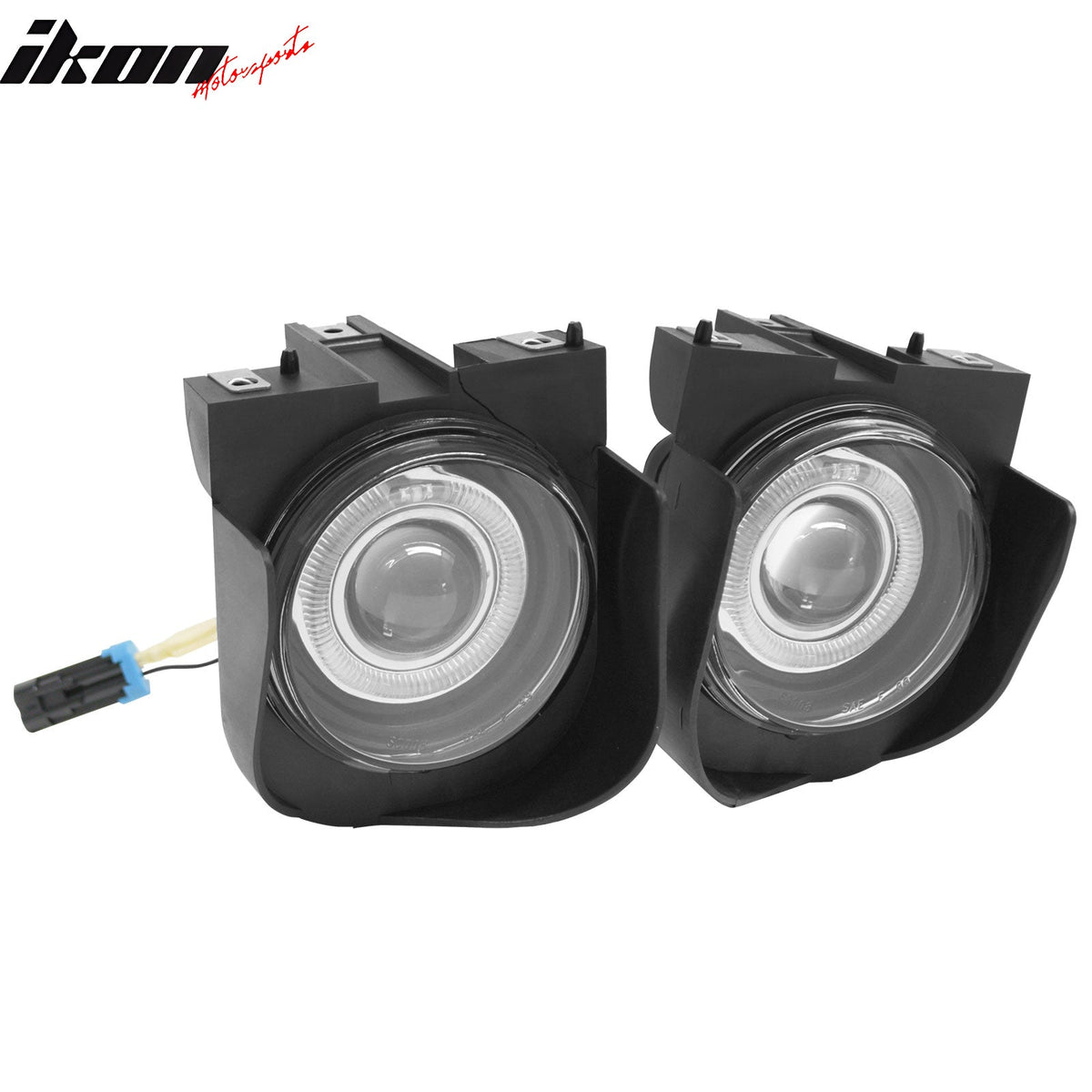 1999-2001 Ford Explorer Front Bumper Clear Lens Fog Lights Lamp Assembly Pair