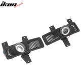 1997-1998 Ford F-150 Black Housing Clear Lens Front Fog Lights Lamps 2PCS Set