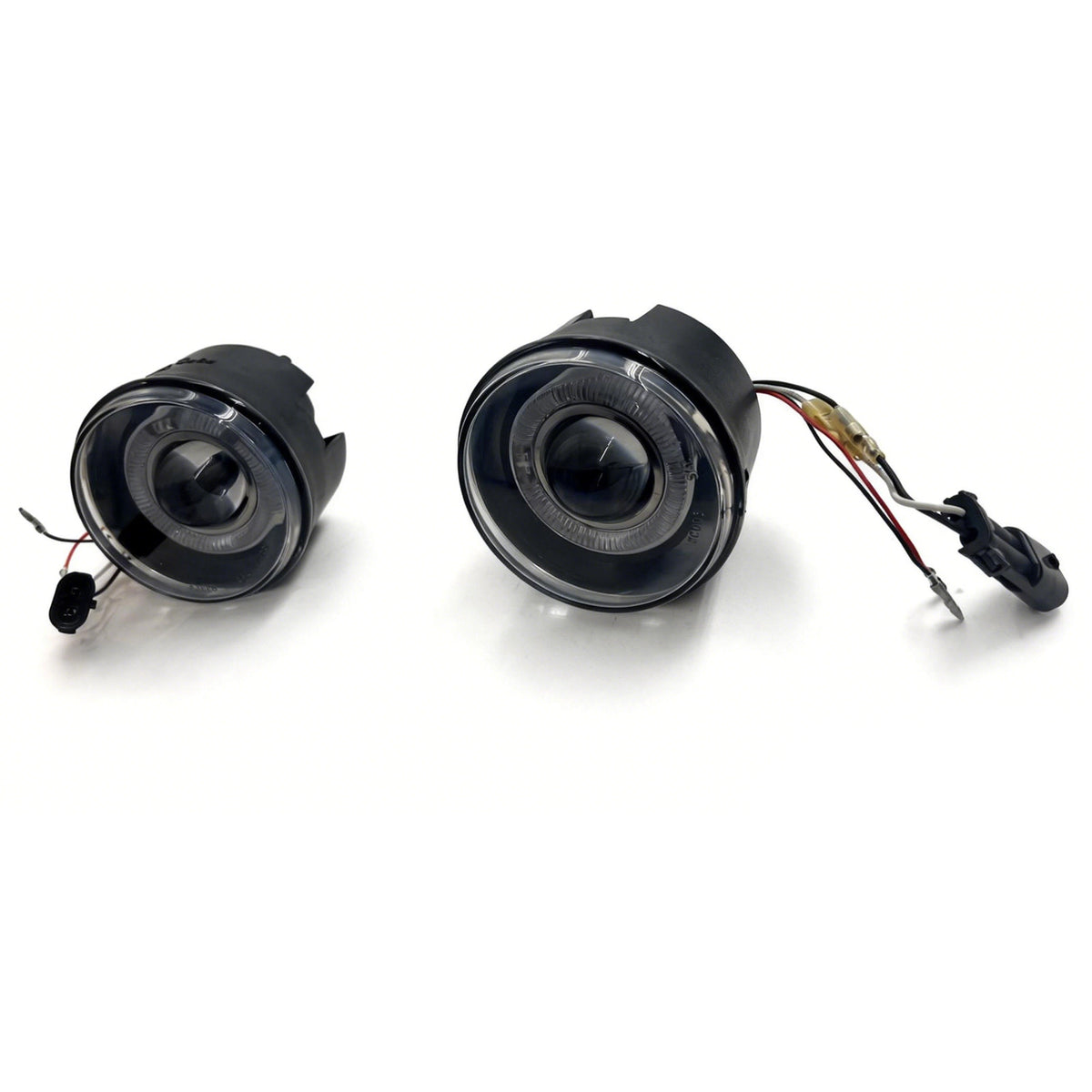 2004-2010 Jeep Grand Cherokee Front Bumper Fog Lights Lamps Black Housing 2PCS