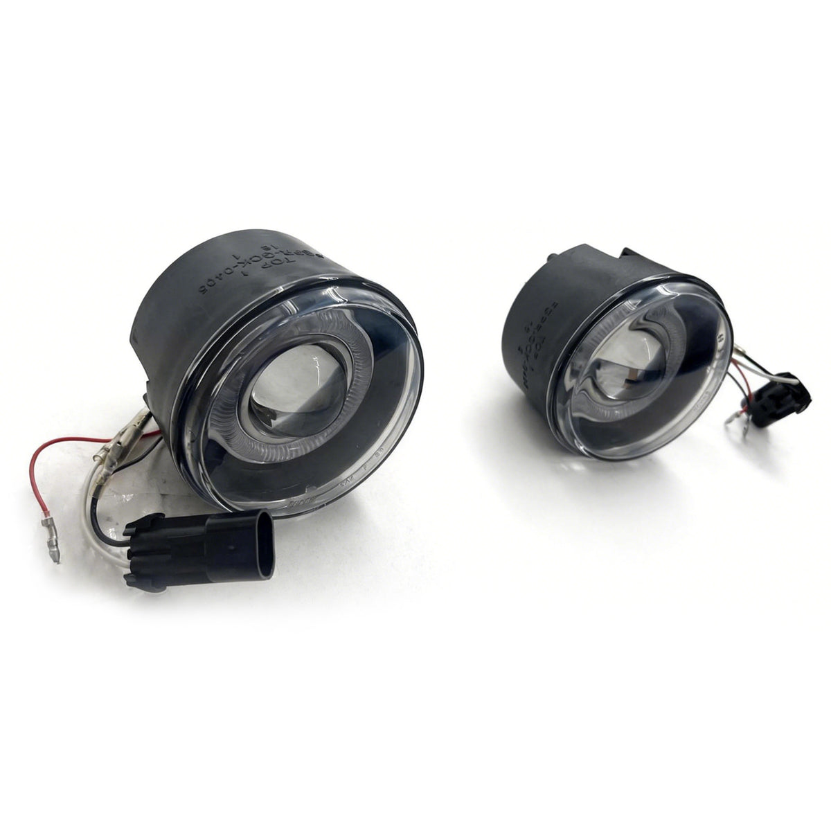 2004-2010 Jeep Grand Cherokee Front Bumper Fog Lights Lamps Black Housing 2PCS