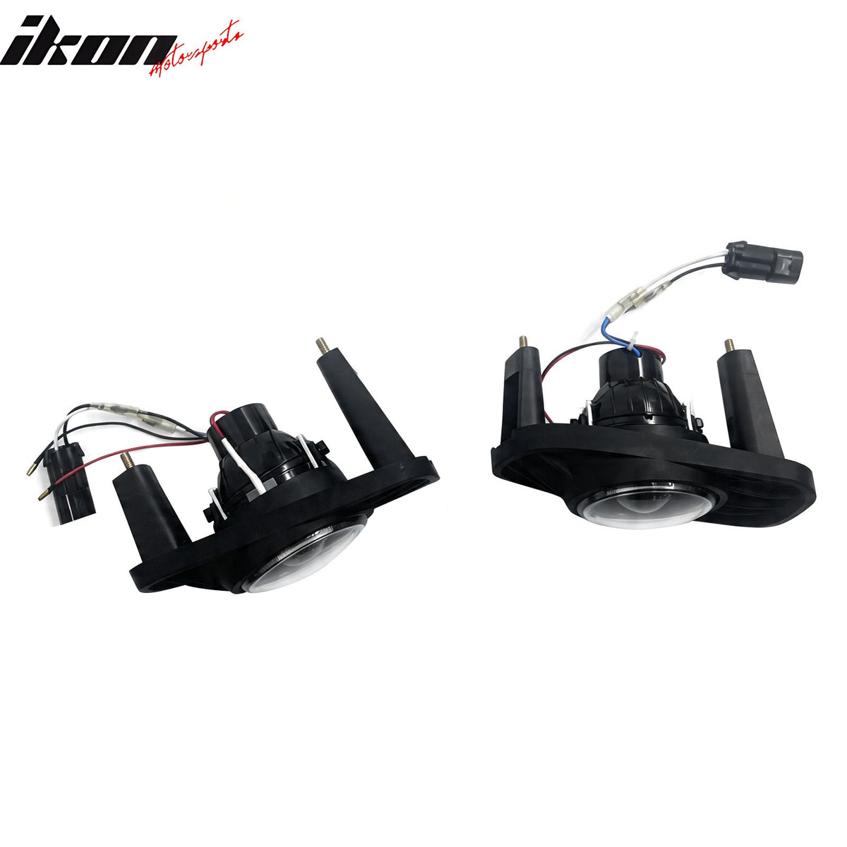 1999-2003 Jeep Grand Cherokee Fog Lights Black Housing Clear Lens Lamps Pair