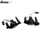 1999-2003 Jeep Grand Cherokee Fog Lights Black Housing Clear Lens Lamps Pair