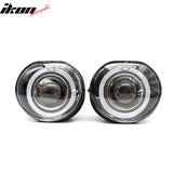 2002-2004 Jeep Liberty Front Bumper Fog Lights Clear Lens LH RH Lamps 2PCS Set