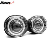 2002-2004 Jeep Liberty Front Bumper Fog Lights Clear Lens LH RH Lamps 2PCS Set