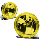 Universal Round Fog Lights - 3.5 Inch H3 Bulb Amber