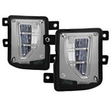 Spyder Chevrolet Silverado 1500 16-18 w/Switch LED Fog Lights Clear