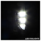 Spyder Chevrolet Silverado 1500 16-18 w/Switch LED Fog Lights Clear