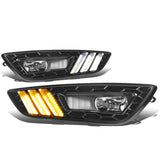 2015-2017 Ford Focus LED DRL Fog Lights with Bezels